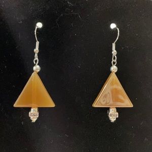 Geometric dangle earrings